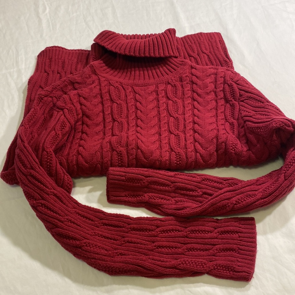 Jeanne Pierre woman’s turtle neck sweater size Med